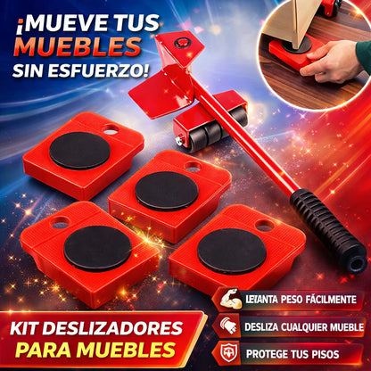 KIT LEVANTA MUEBLES 5 PIEZAS