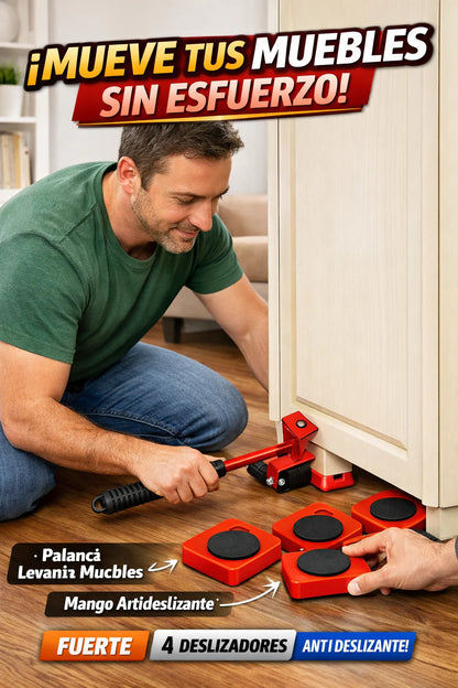 KIT LEVANTA MUEBLES 5 PIEZAS