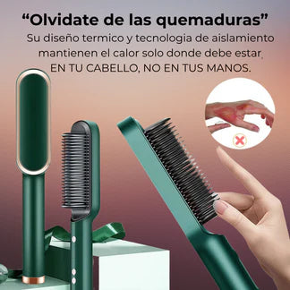 Cepillo Alisador Plancha 2 en 1